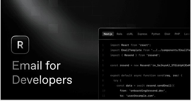 React Email with Resend