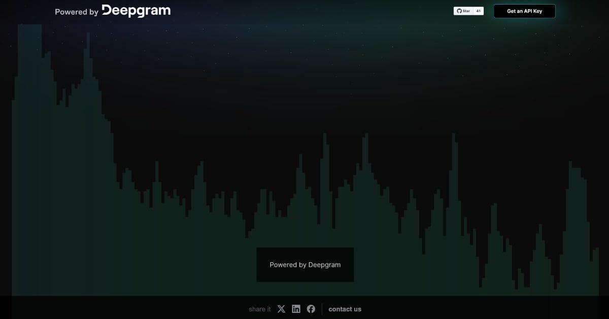 NextJS Live Transcription Thumbnail