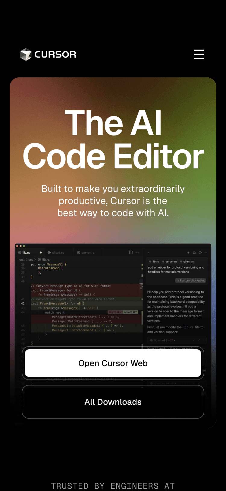 Cursor (Mobile)