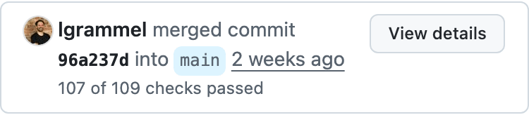 Humans still review and merge every pull request on the repo