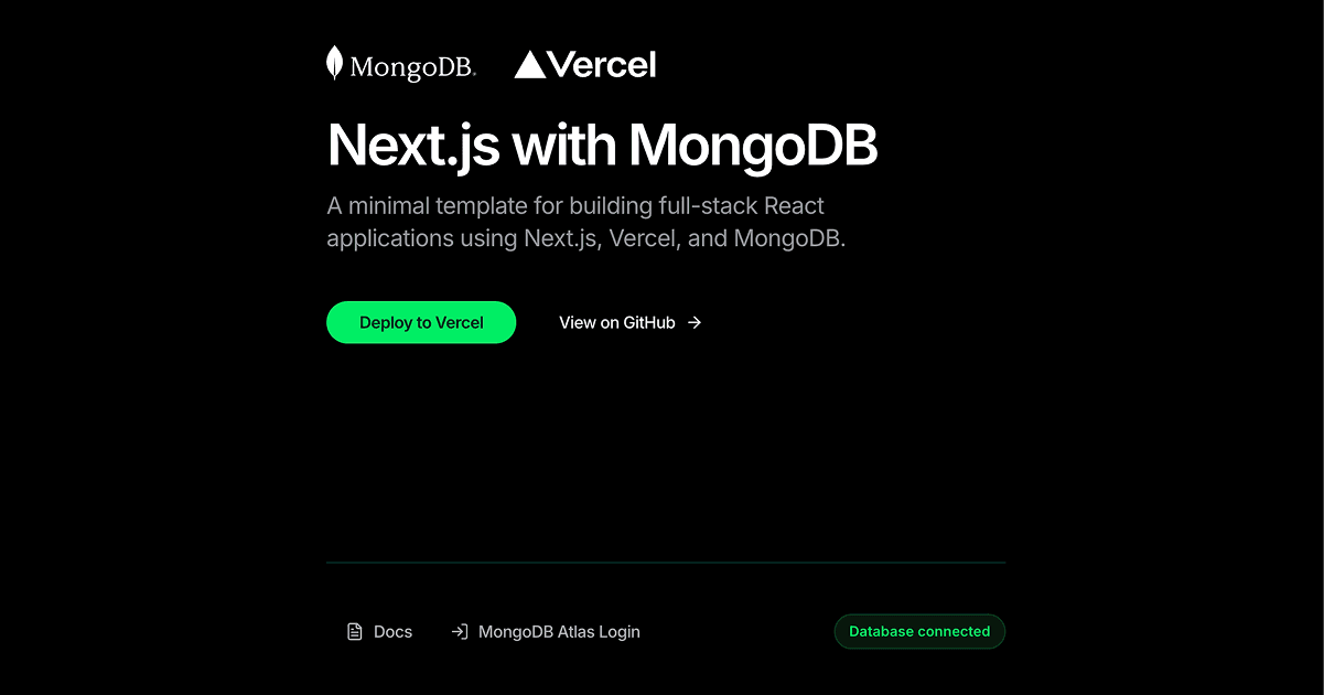 Thumbnail of Mongo Atlas Template