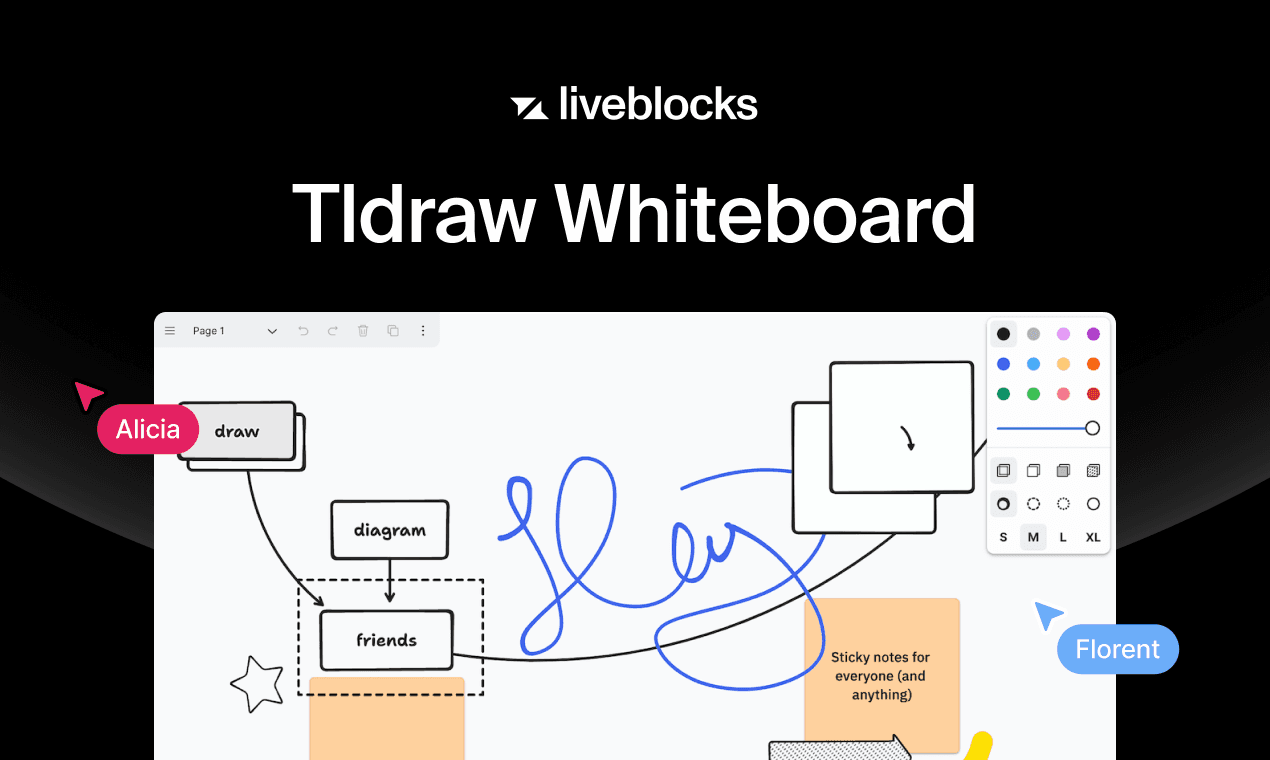 Liveblocks Tldraw Whiteboard thumbnail