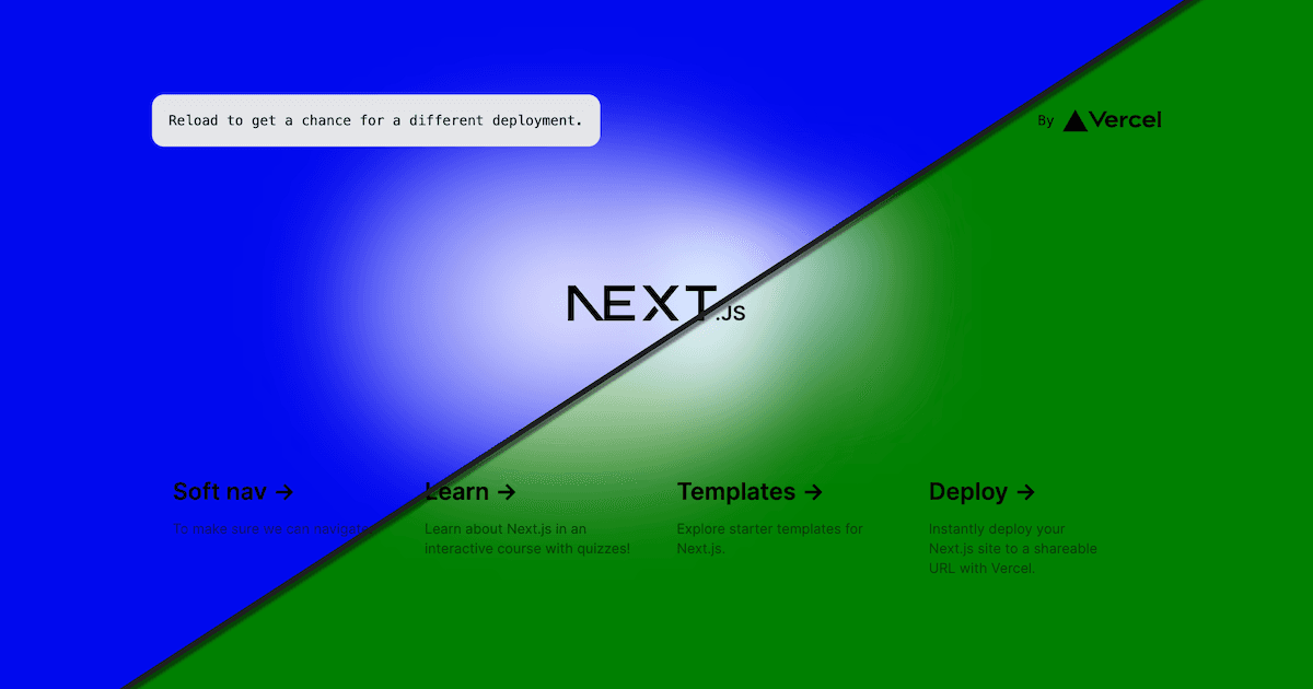 Blue-Green Deployments on Vercel thumbnail