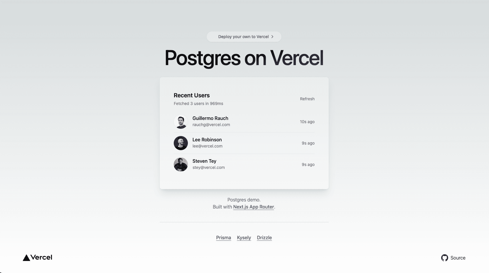 Postgres Next.js Starter thumbnail